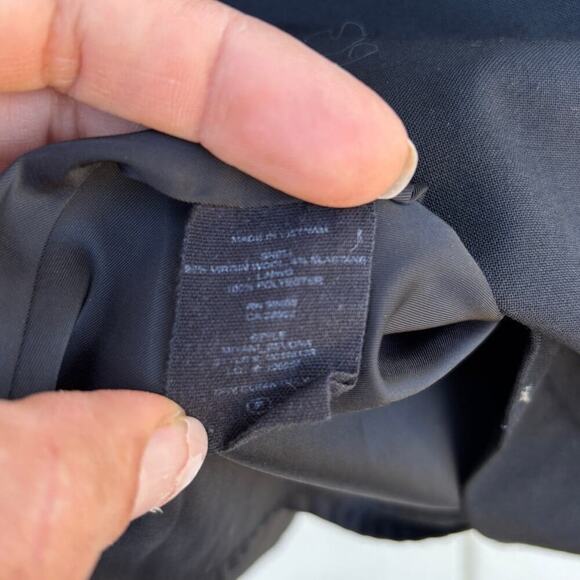 Theory Wool Sheath Dress, Minimalist, Corpcore, Professional, Black, Size‎ 8 - Picture 5 of 6